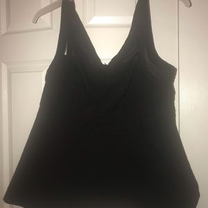 Black formal tank